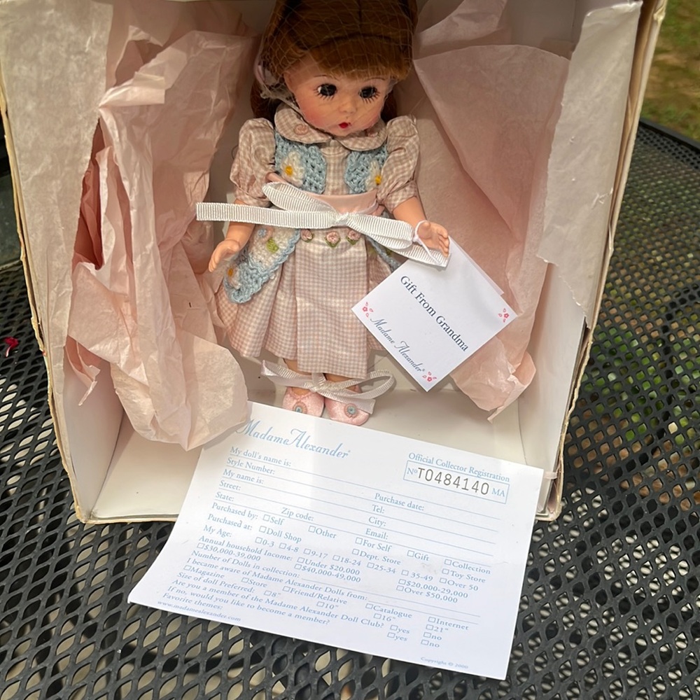 Madame Alexander doll “Gift From Grandma” doll